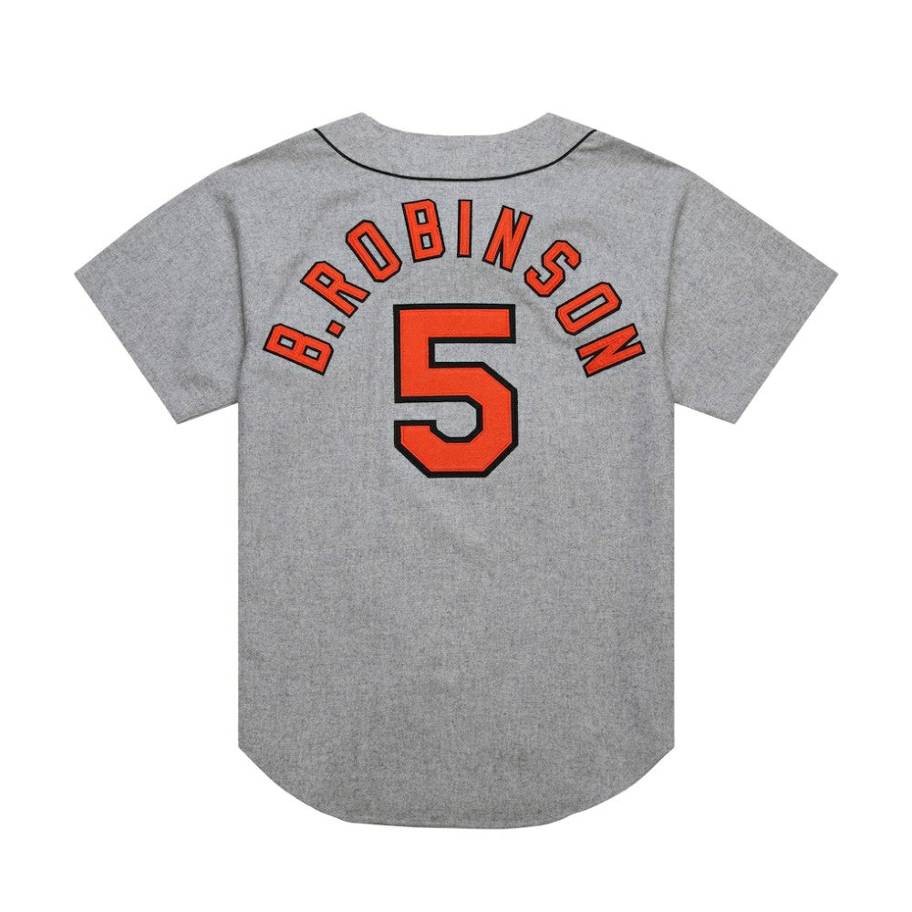 Brooks Robinson Baltimore Orioles Mitchell & Ness Cooperstown Collection 1966 Authentic Jersey - Gray Jerseys