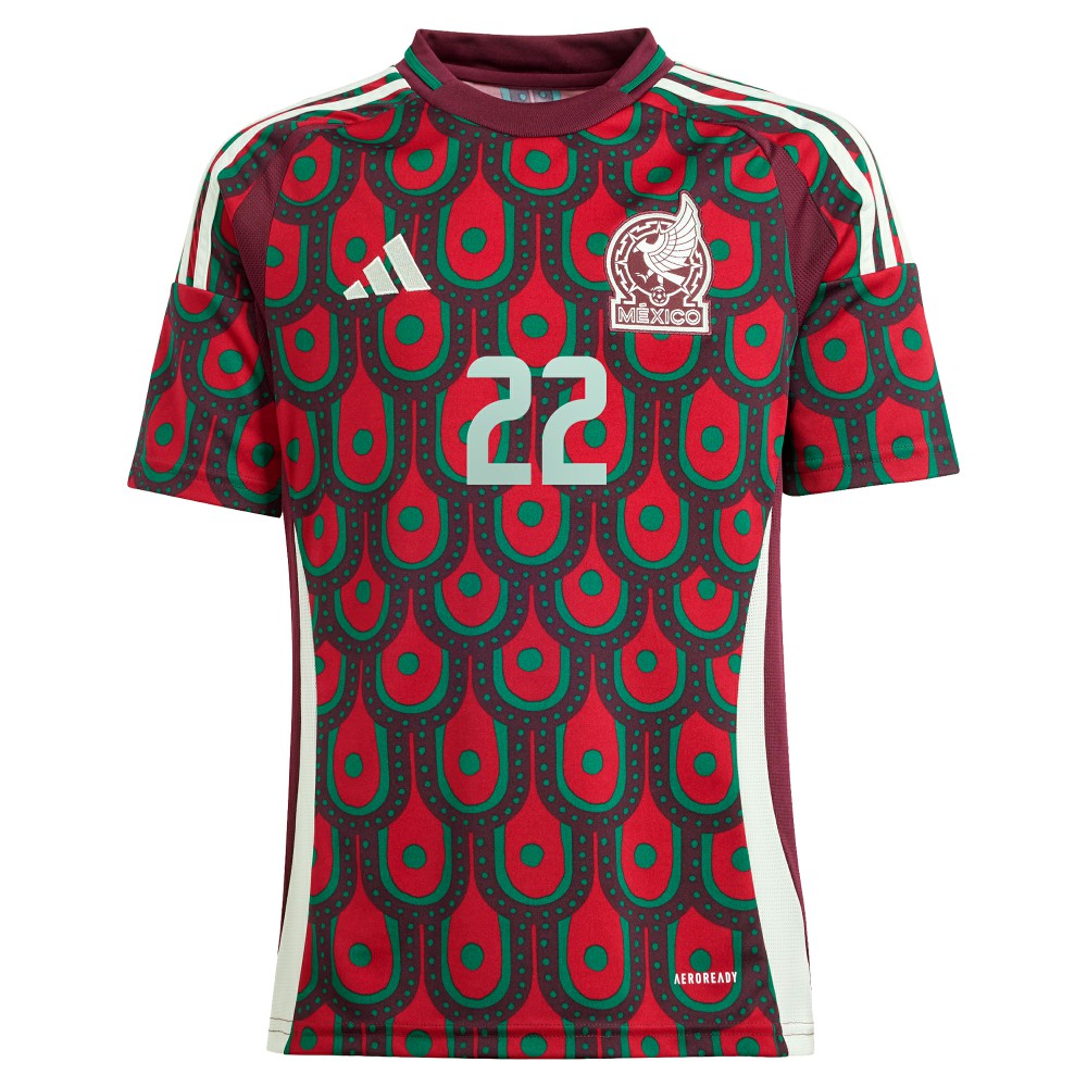 Hirving Lozano Mexico National Team Youth 2024 Home Replica Player Jersey Green