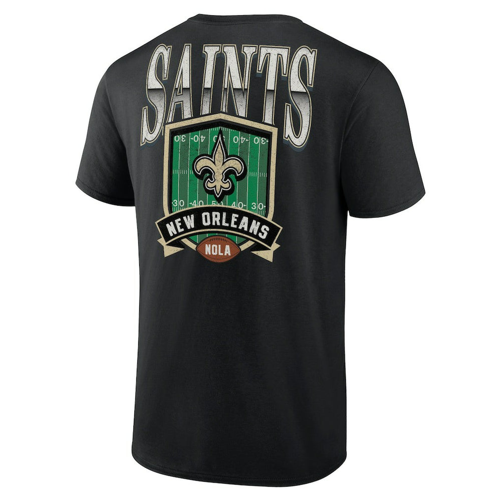 New Orleans Saints Full Range T-Shirt Black