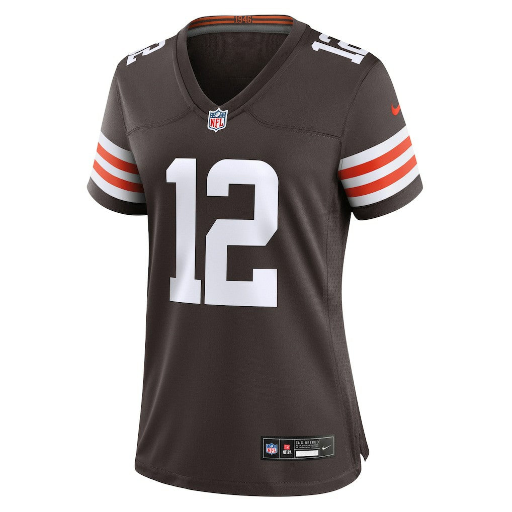 Shedeur Sanders Cleveland Browns Women's 2025 NFL Draft Game Jersey Brown