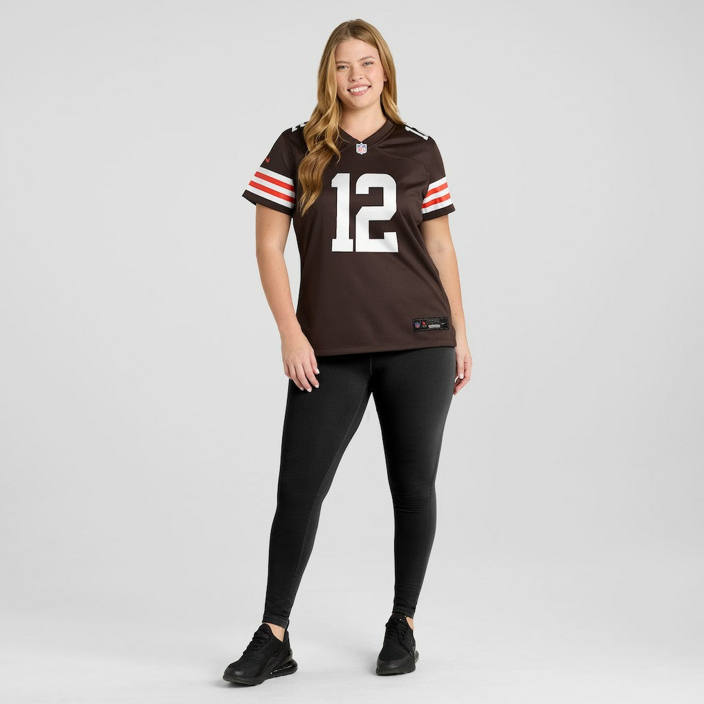 Shedeur Sanders Cleveland Browns Women's 2025 NFL Draft Game Jersey Brown