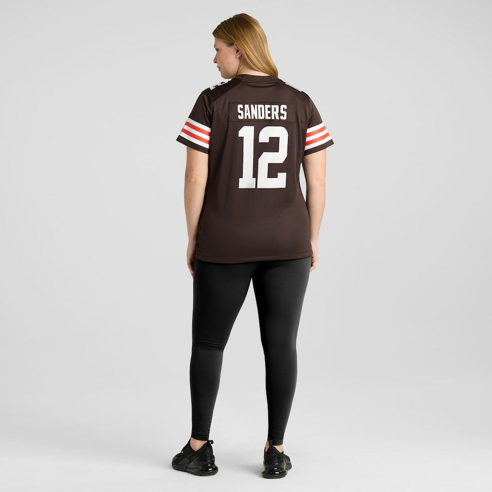 Shedeur Sanders Cleveland Browns Women's 2025 NFL Draft Game Jersey Brown
