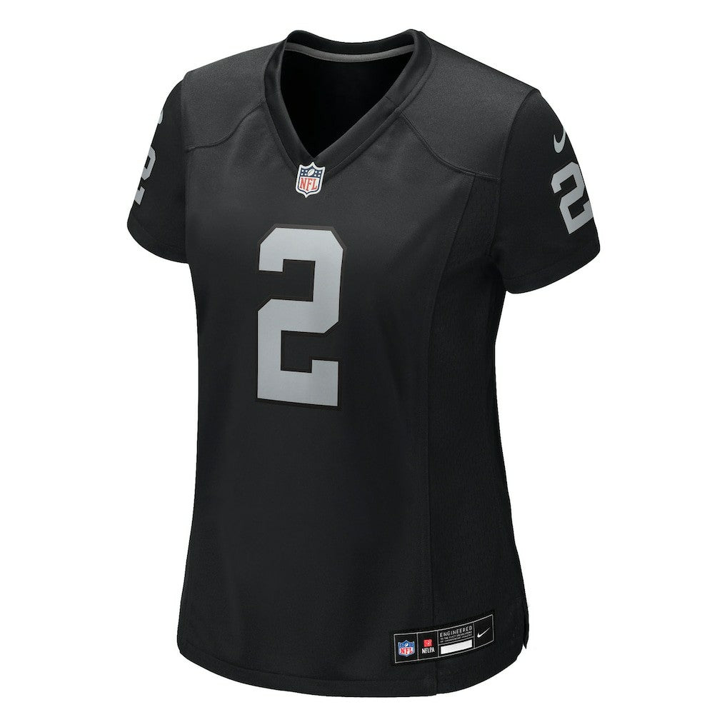 Ashton Jeanty Las Vegas Raiders Women's 2025 NFL Draft First Round Pick Team Game Jersey Black