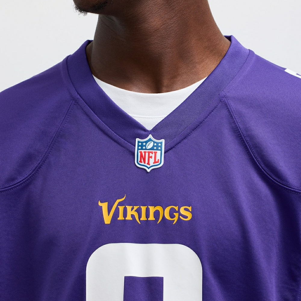 NFL J.J. McCarthy Minnesota Vikings Player Game Jersey - Purple