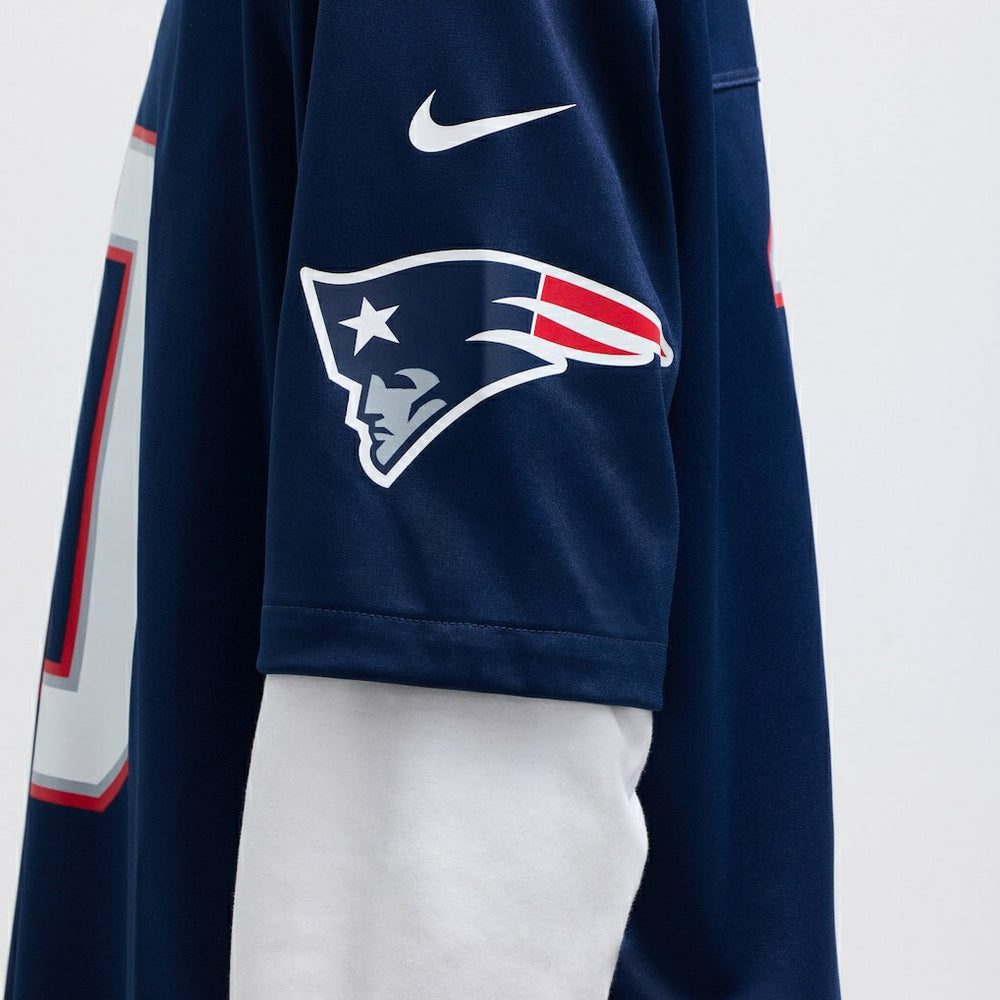 NFL Drake Maye New England Patriots Player Game Jersey - Navy