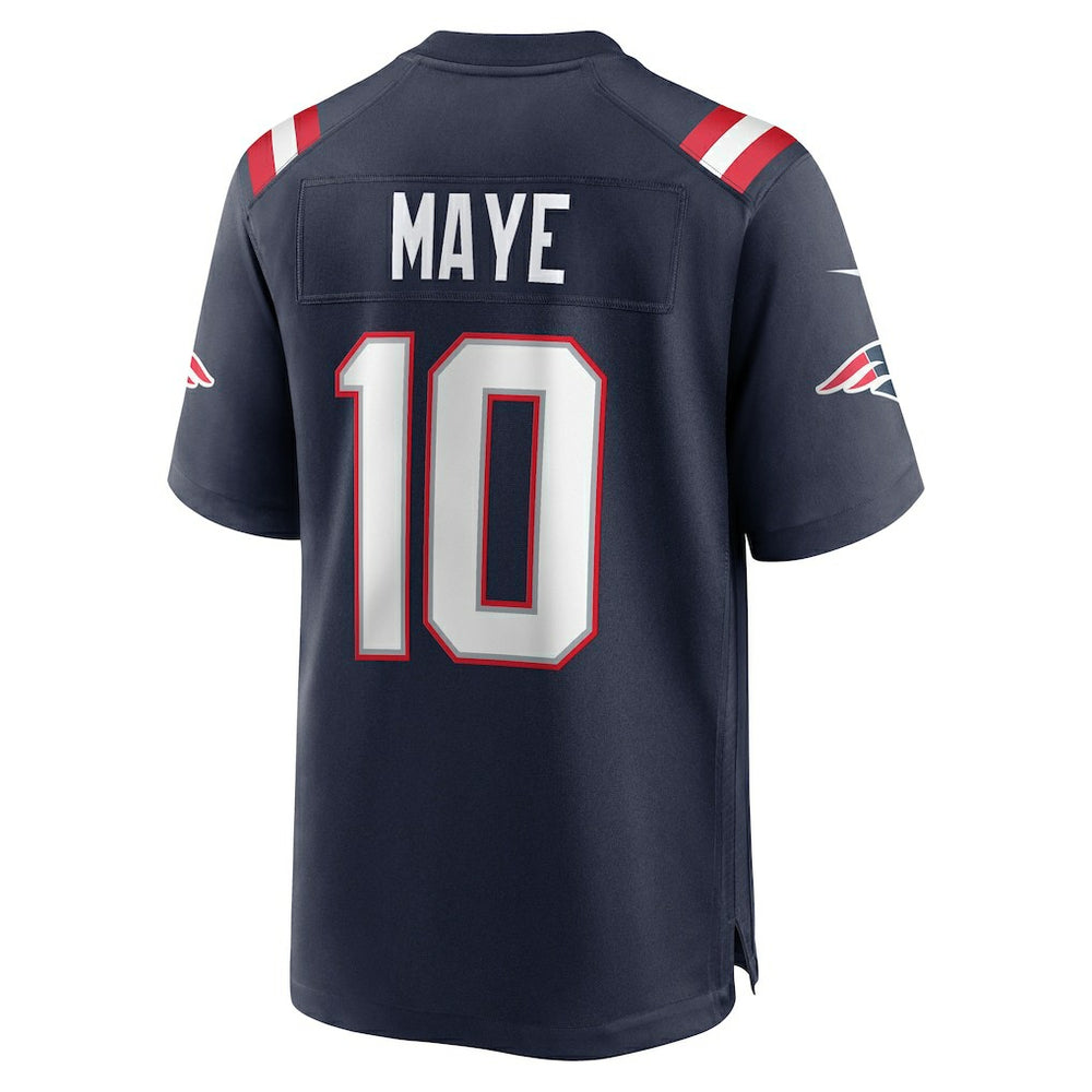 NFL Drake Maye New England Patriots Player Game Jersey - Navy