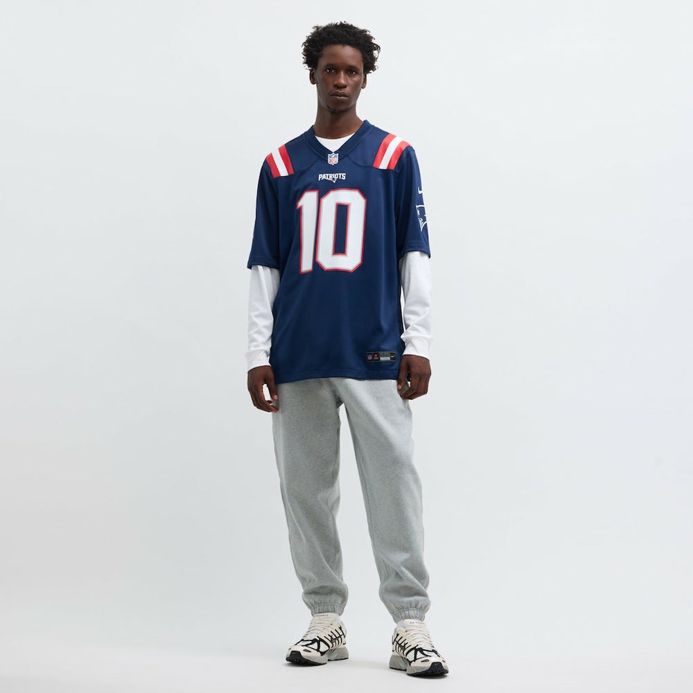 NFL Drake Maye New England Patriots Player Game Jersey - Navy
