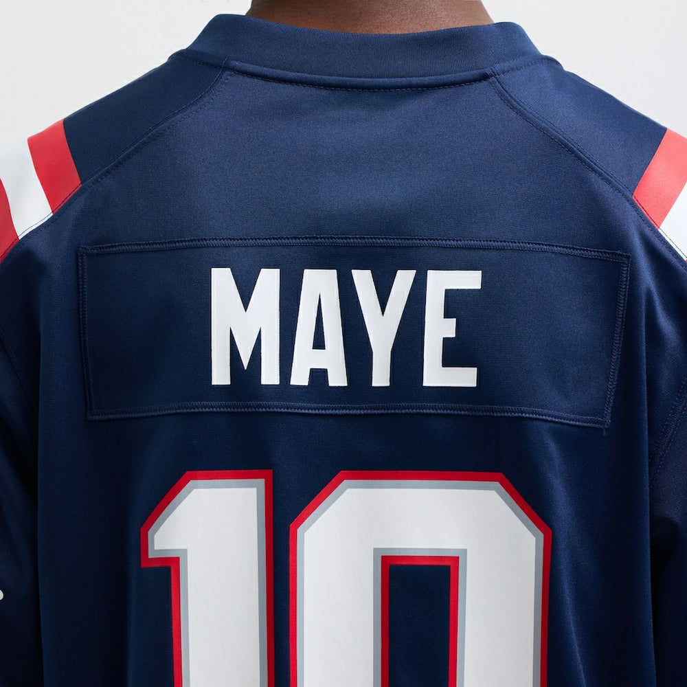 NFL Drake Maye New England Patriots Player Game Jersey - Navy