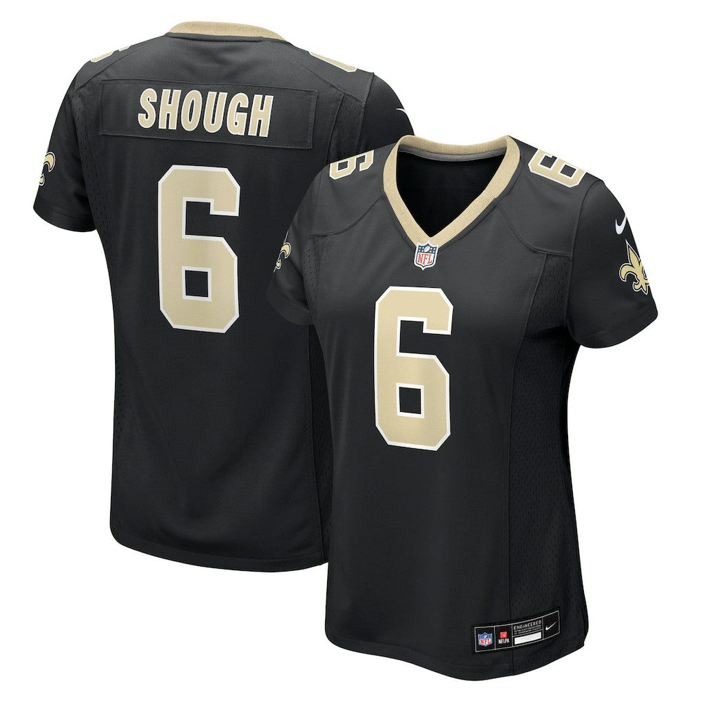 Tyler Shough New Orleans Saints Women's Game Jersey Black