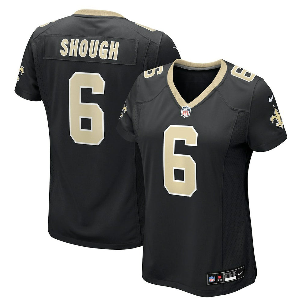 Tyler Shough New Orleans Saints Women's Game Jersey Black