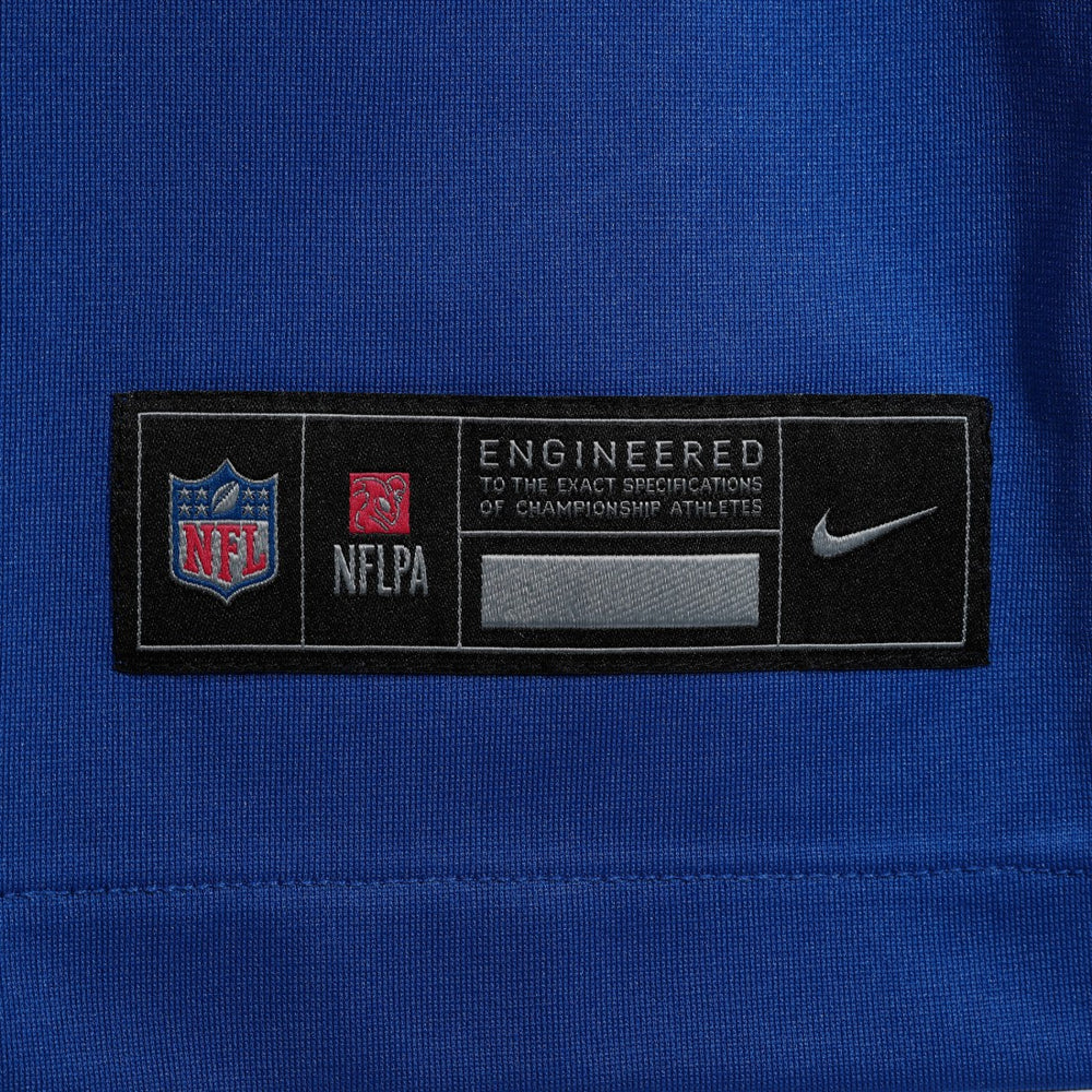 Malik Nabers New York Giants Player Game Jersey Royal