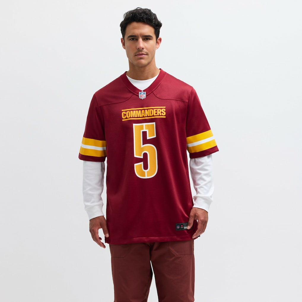 Jayden Daniels Washington Commanders Player Game Jersey Burgundy