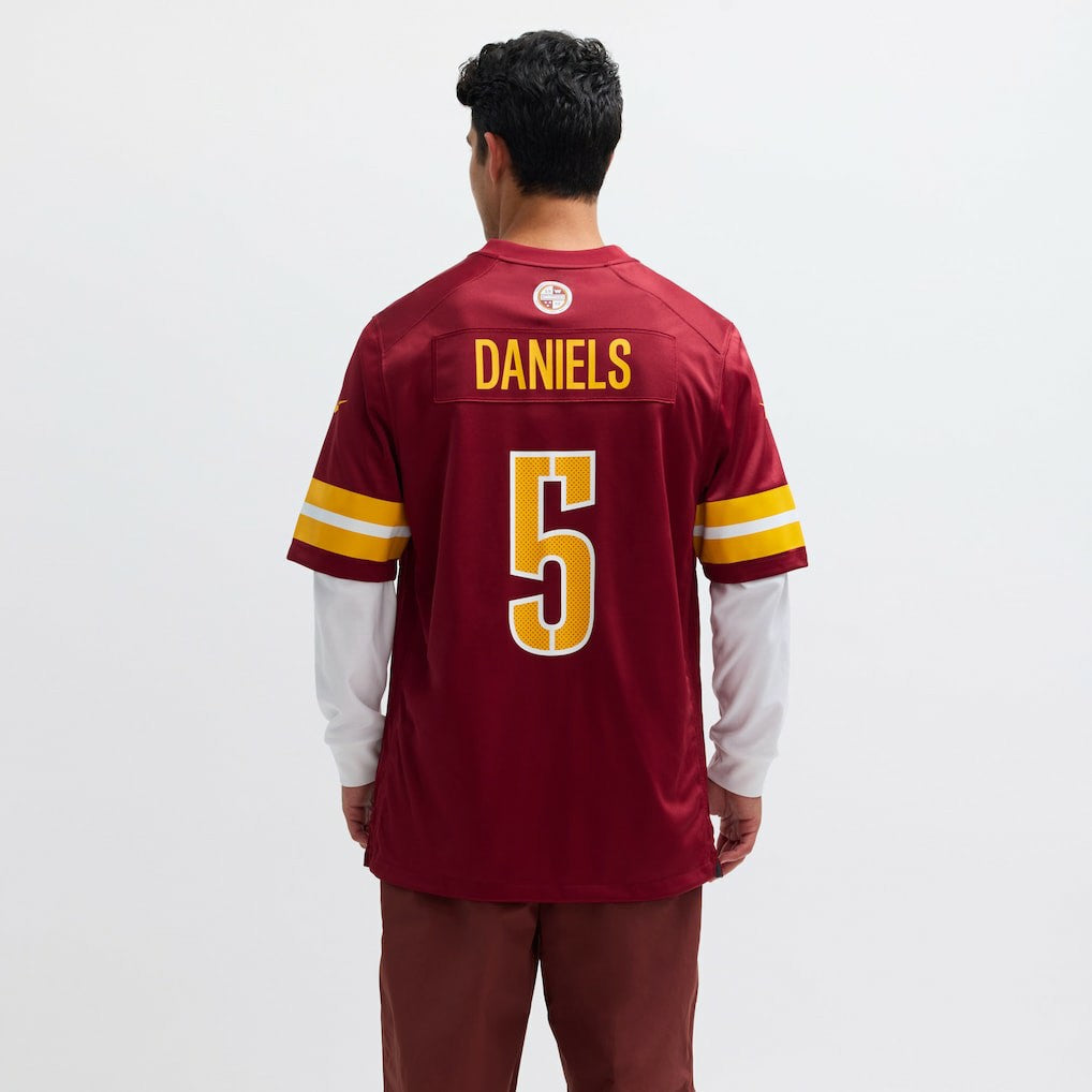 Jayden Daniels Washington Commanders Player Game Jersey Burgundy