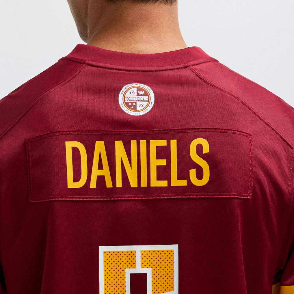 Jayden Daniels Washington Commanders Player Game Jersey Burgundy