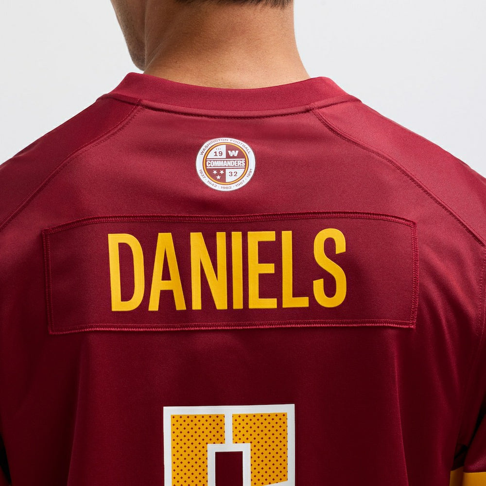 Jayden Daniels Washington Commanders Player Game Jersey Burgundy