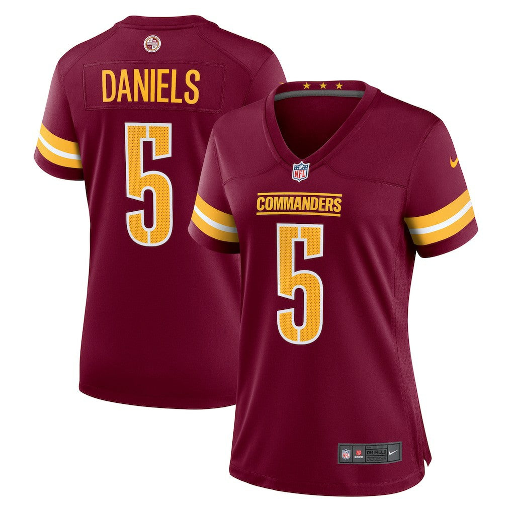Jayden Daniels Washington Commanders Women's Player Game Jersey Burgundy