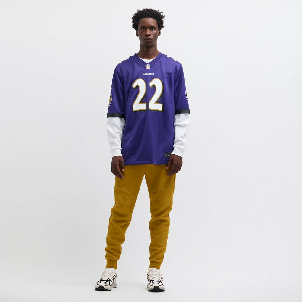 Derrick Henry Baltimore Ravens Game Player Jersey Purple