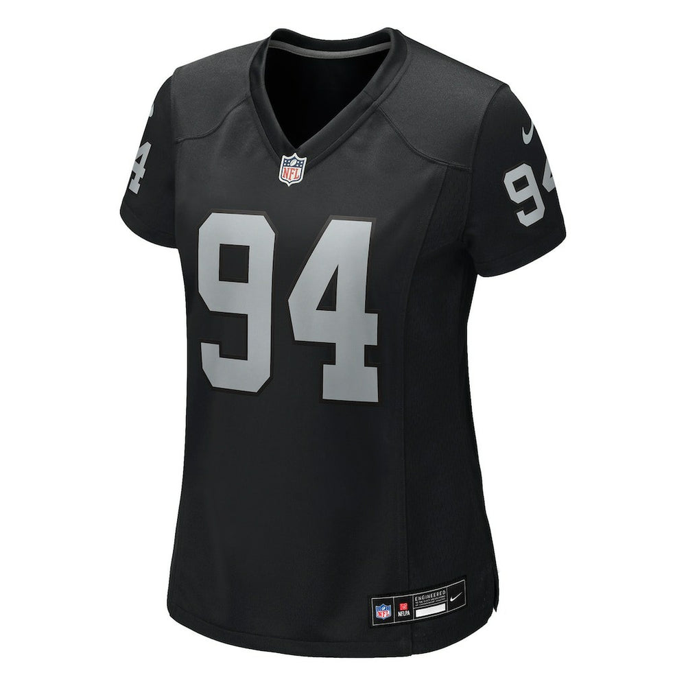 Christian Wilkins Las Vegas Raiders Women's Team Game Jersey Black