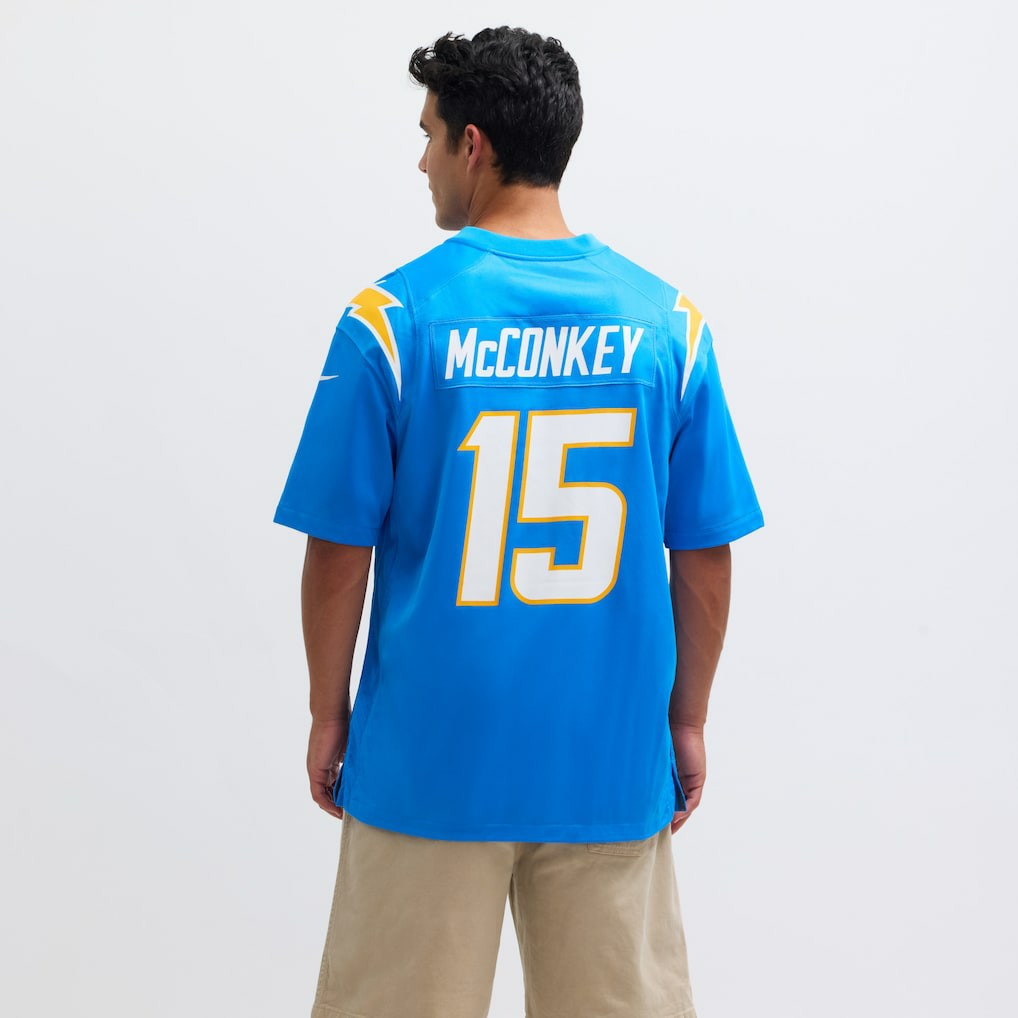 Ladd McConkey Los Angeles Chargers Player Game Jersey Powder Blue
