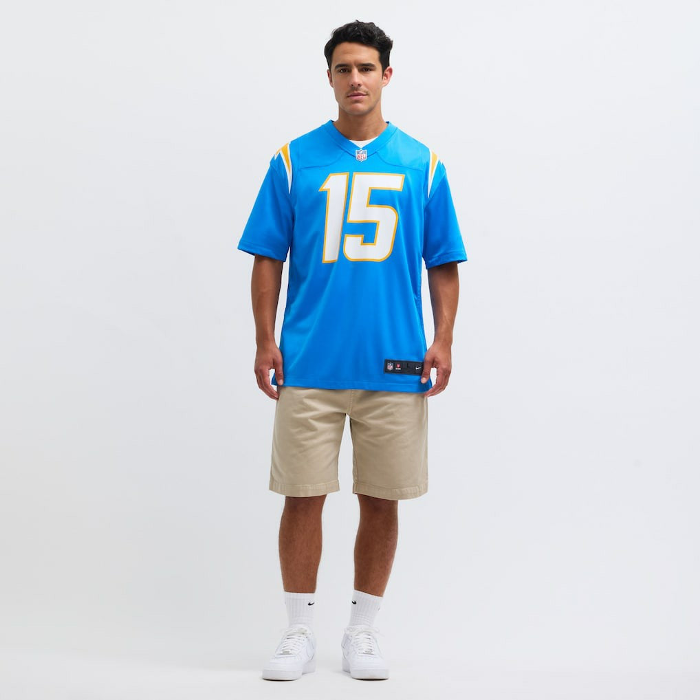 Ladd McConkey Los Angeles Chargers Player Game Jersey Powder Blue