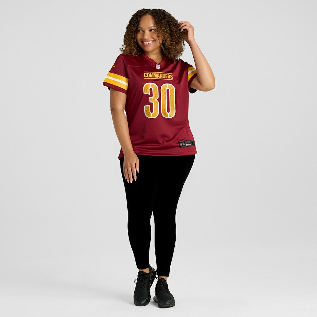 Austin Ekeler Washington Commanders Women's Game Player Jersey Burgundy
