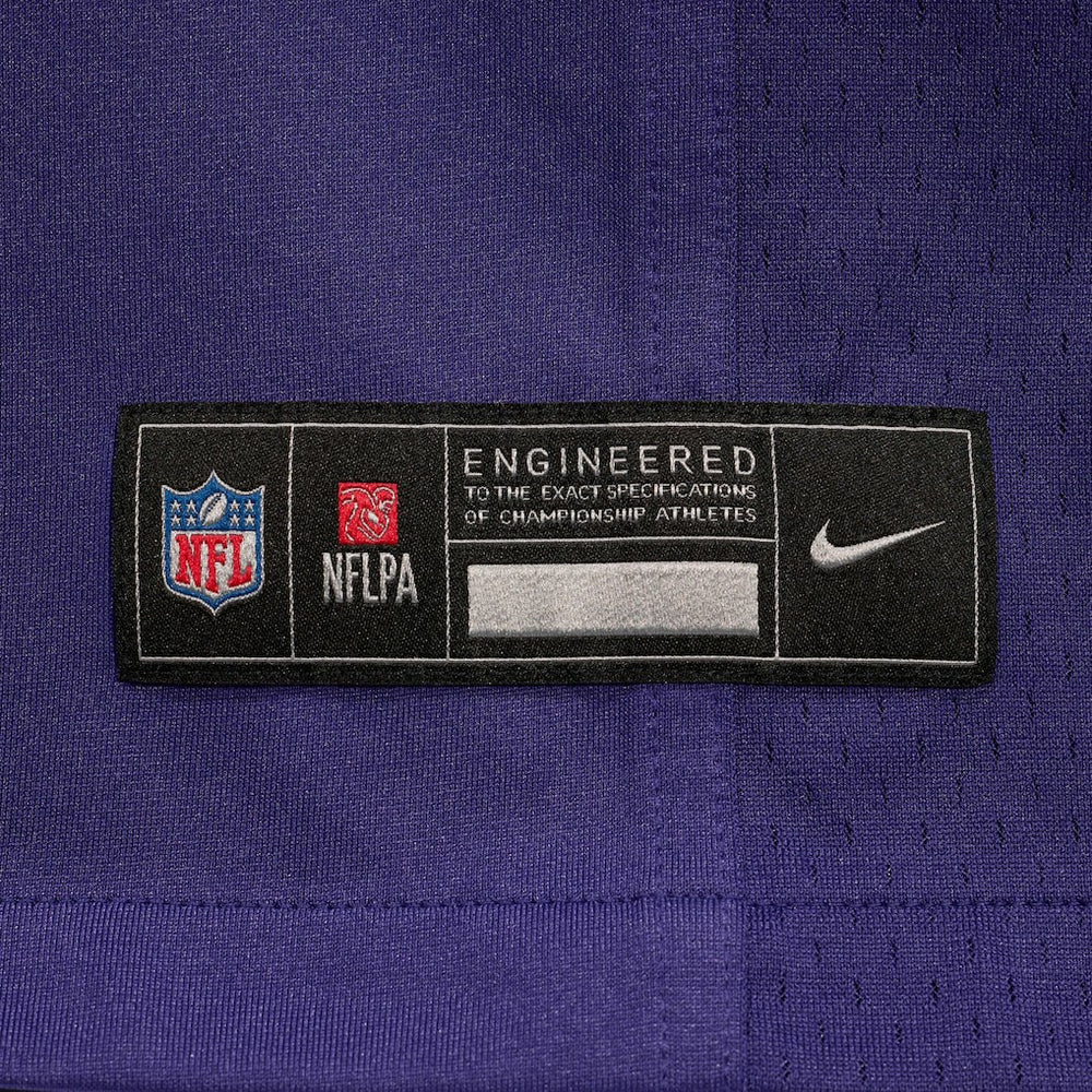 Malaki Starks Baltimore Ravens 2025 NFL Draft First Round Pick Game Jersey Purple