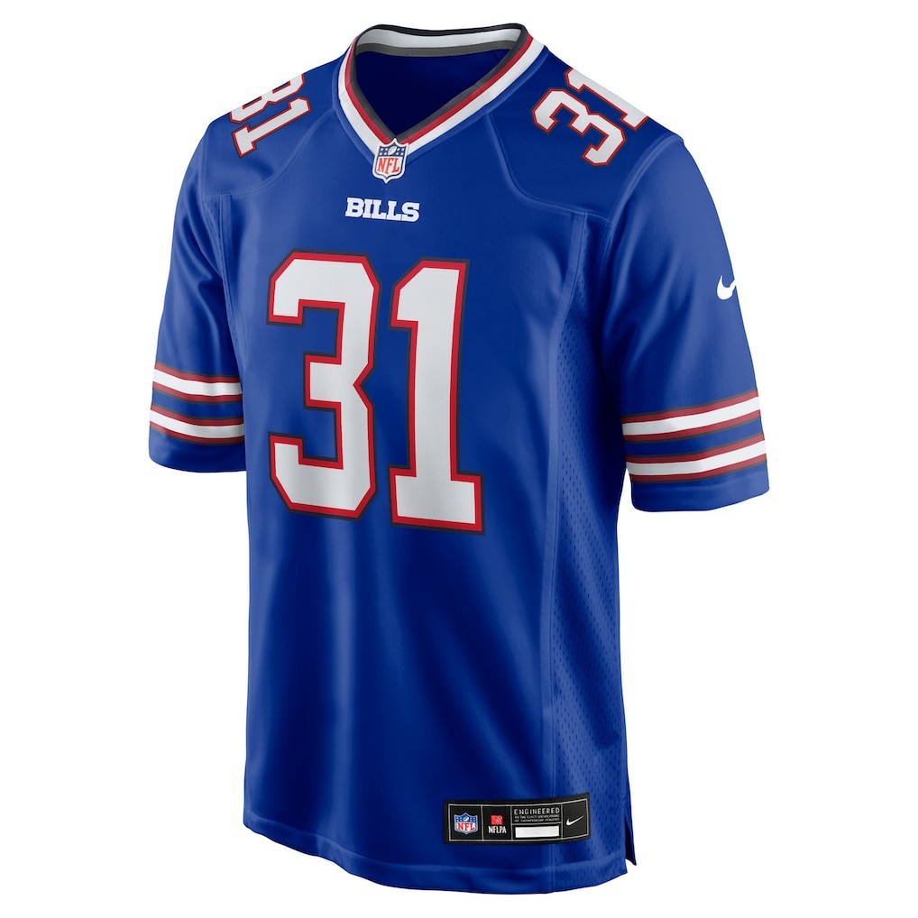 Maxwell Hairston Buffalo Bills 2025 NFL Draft First Round Pick Game Jersey Royal