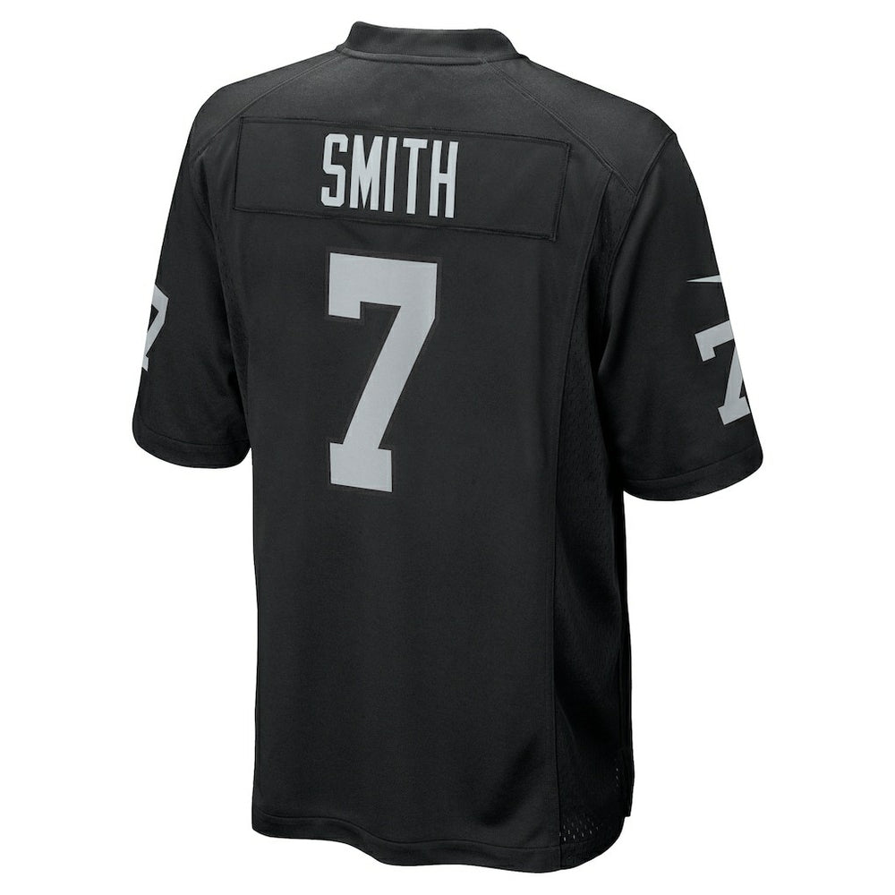 Geno Smith Las Vegas Raiders Game Player Jersey Black