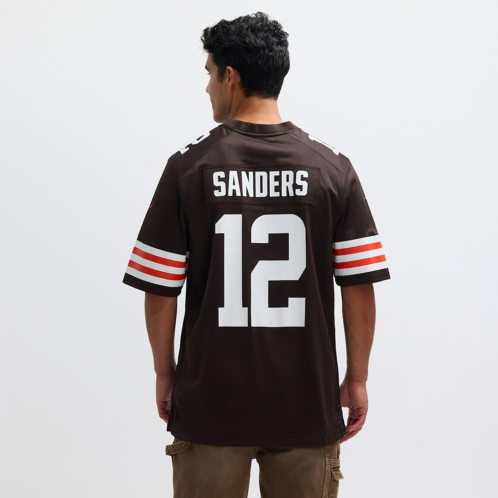 Shedeur Sanders Cleveland Browns 2025 NFL Draft Game Jersey Brown