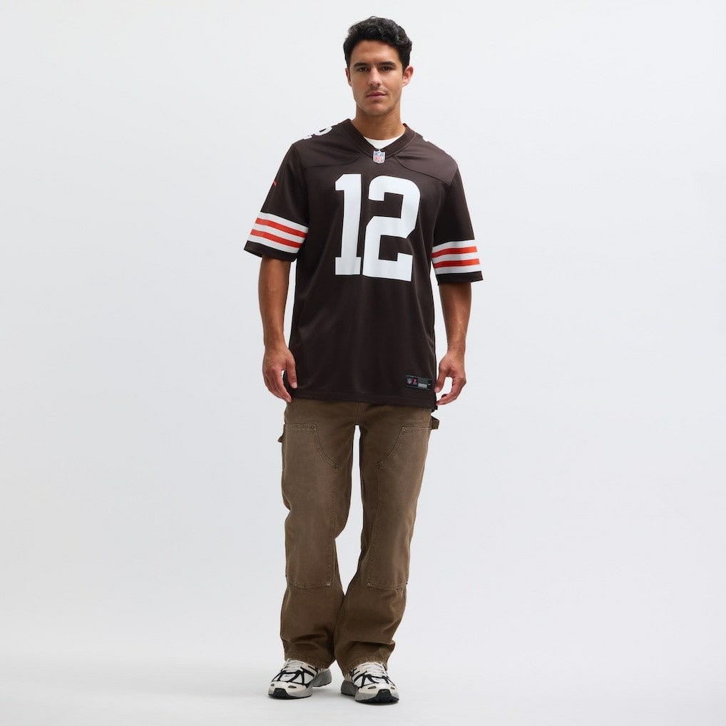 Shedeur Sanders Cleveland Browns 2025 NFL Draft Game Jersey Brown