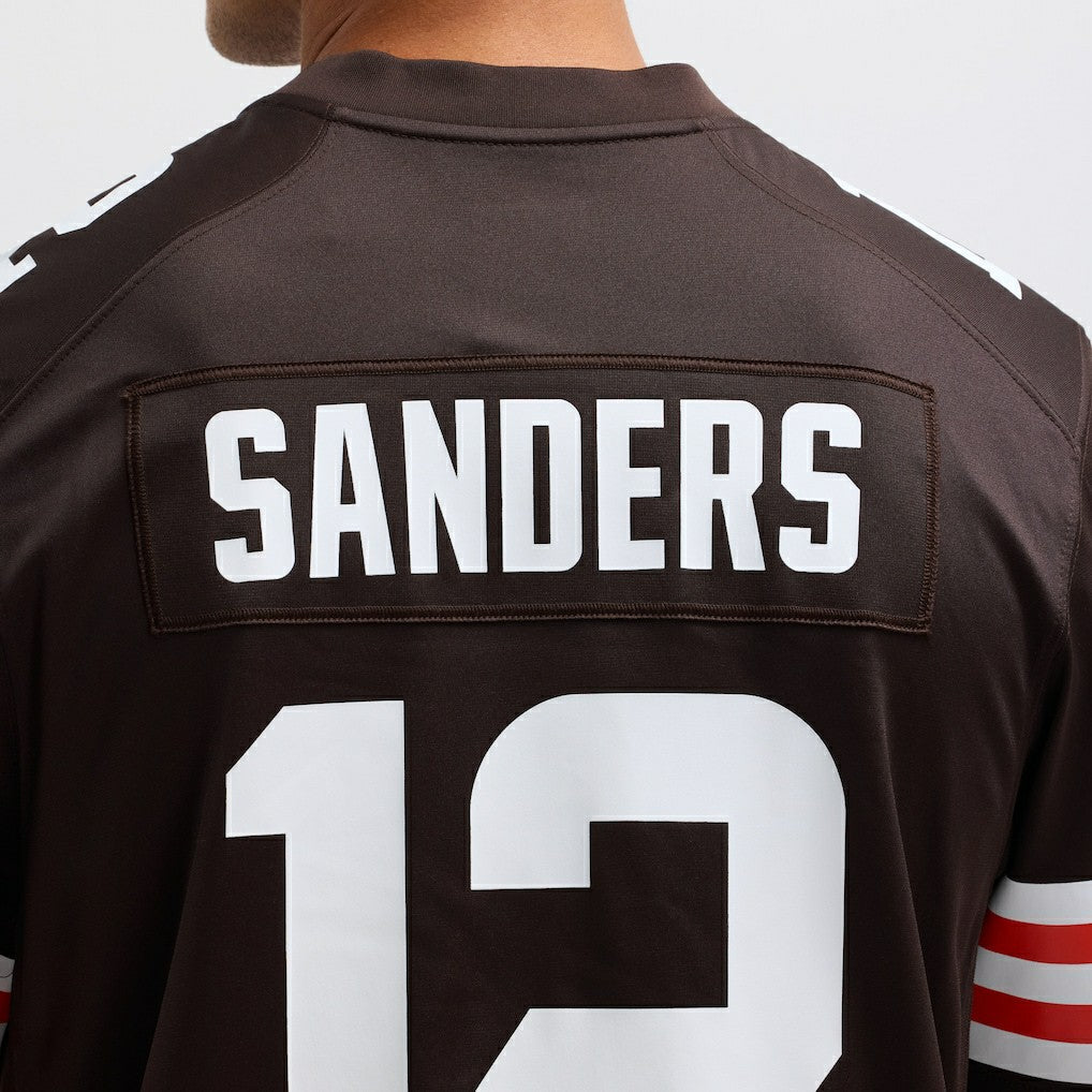 Shedeur Sanders Cleveland Browns 2025 NFL Draft Game Jersey Brown