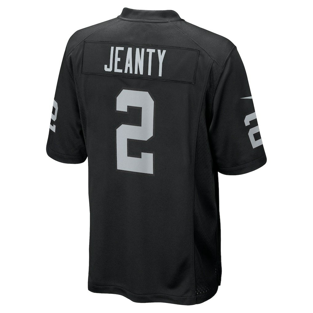 Ashton Jeanty Las Vegas Raiders 2025 NFL Draft First Round Pick Game Jersey Black