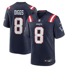 NFL Stefon Diggs New England Patriots Game Jersey - Navy