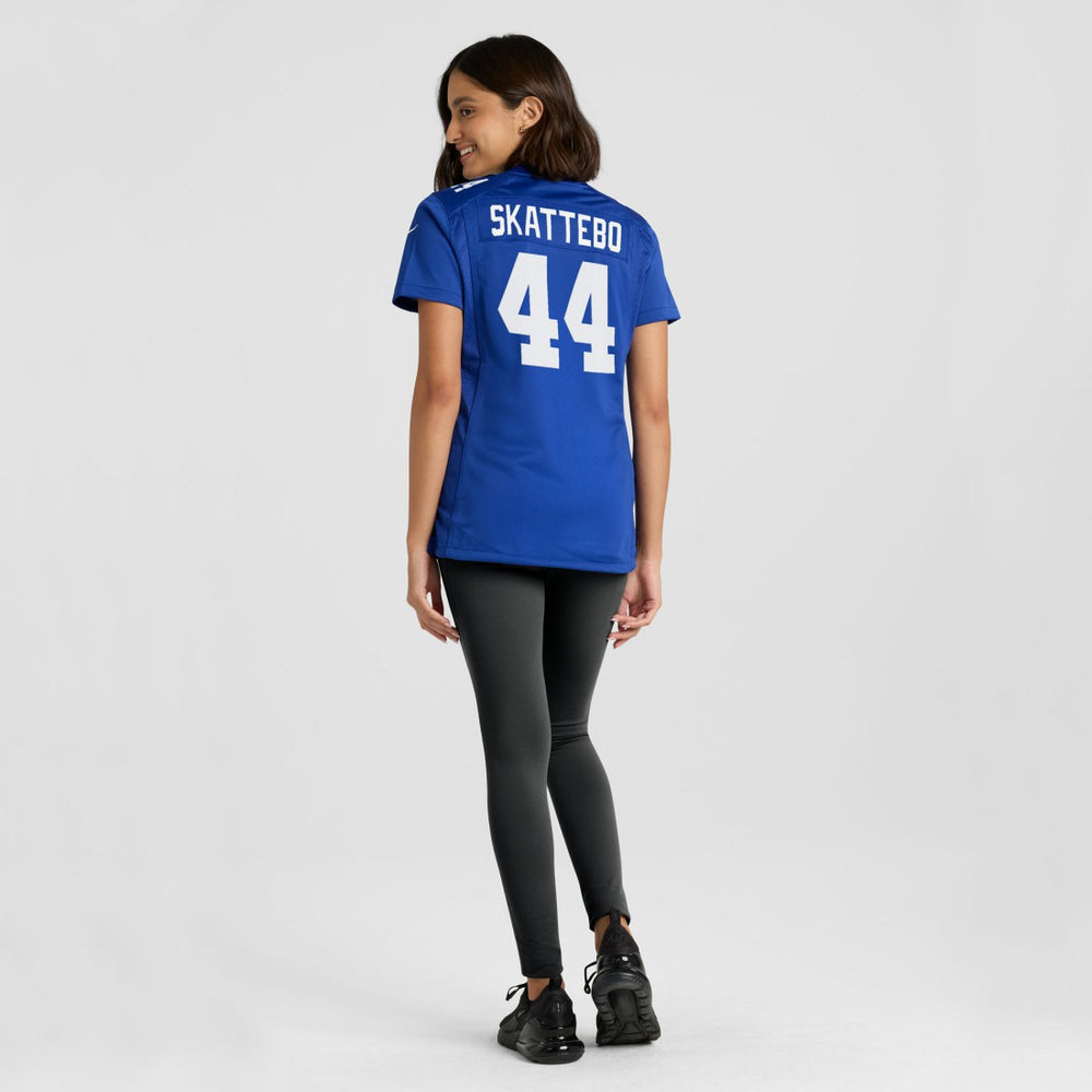 Cam Skattebo New York Giants Women's Team Game Player Jersey Royal