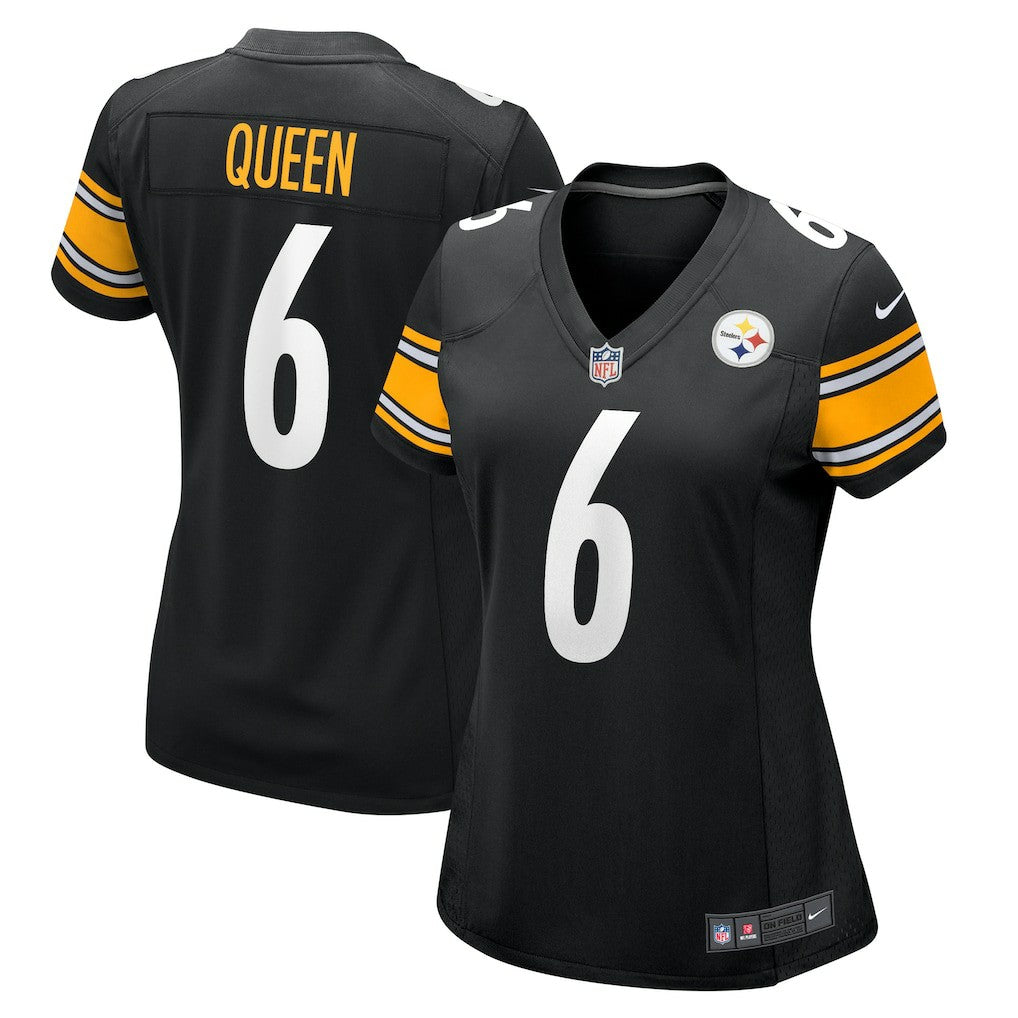 Patrick Queen Pittsburgh Steelers Women's Game Player Jersey Black