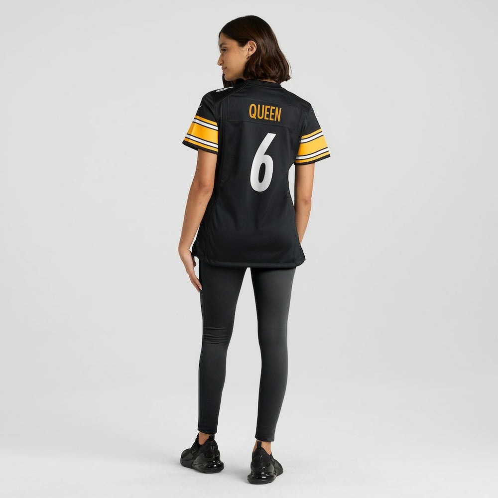 Patrick Queen Pittsburgh Steelers Women's Game Player Jersey Black