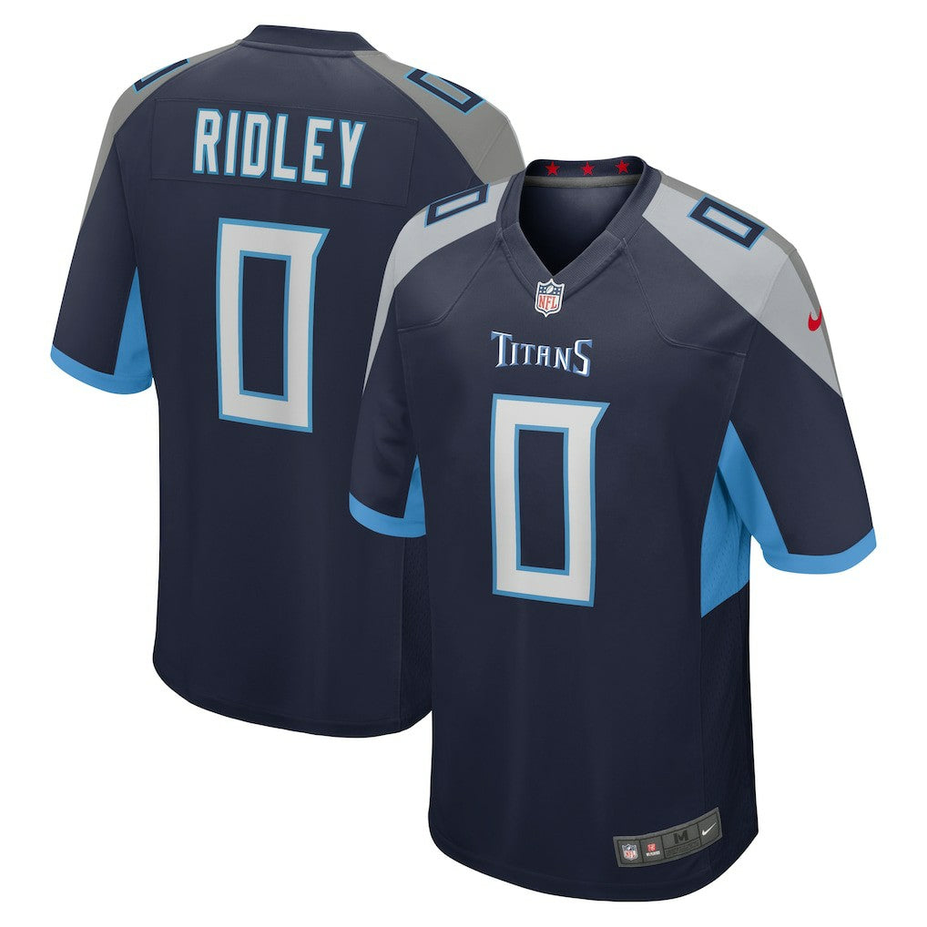 Calvin Ridley Tennessee Titans Game Player Jersey Navy