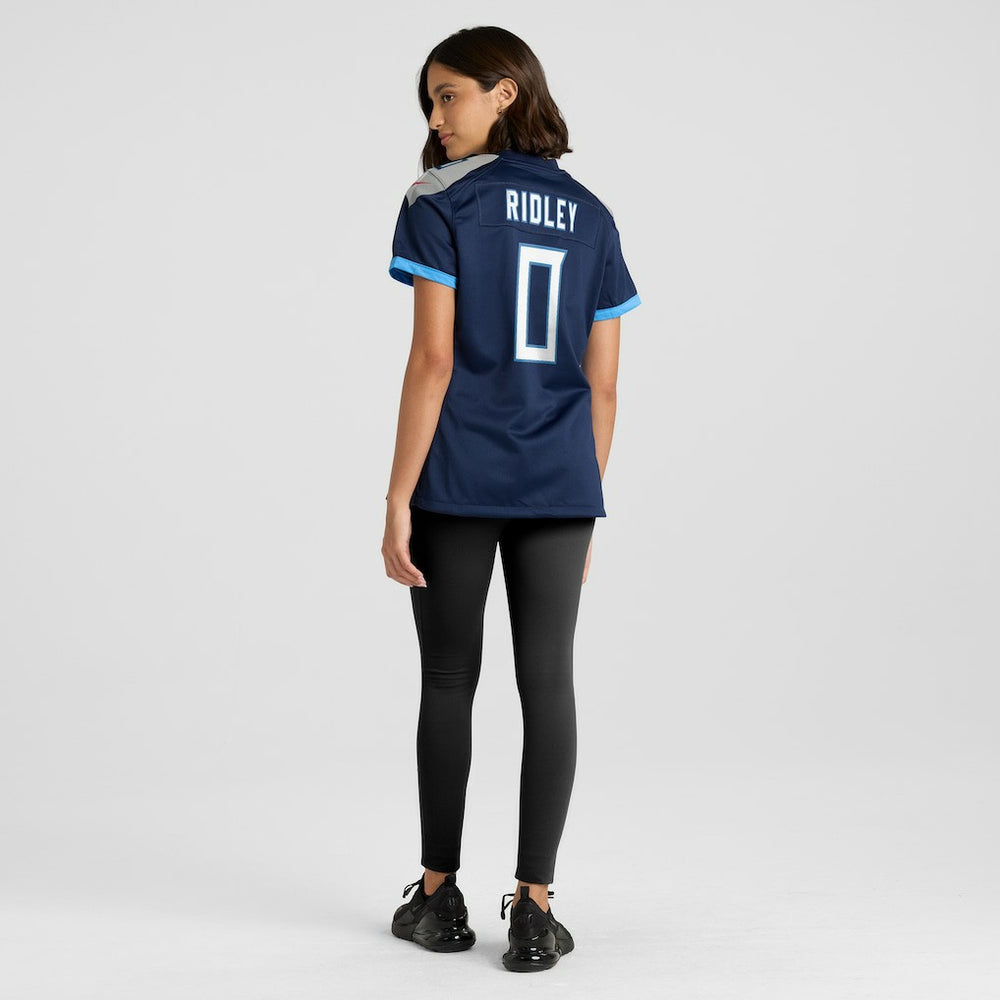 Calvin Ridley Tennessee Titans Women's Game Player Jersey Navy