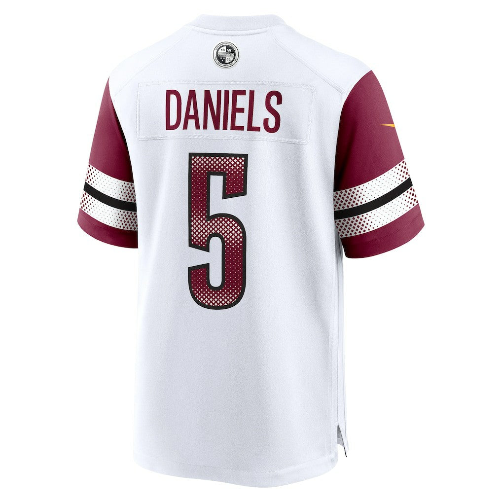 Jayden Daniels Washington Commanders Player Game Jersey White