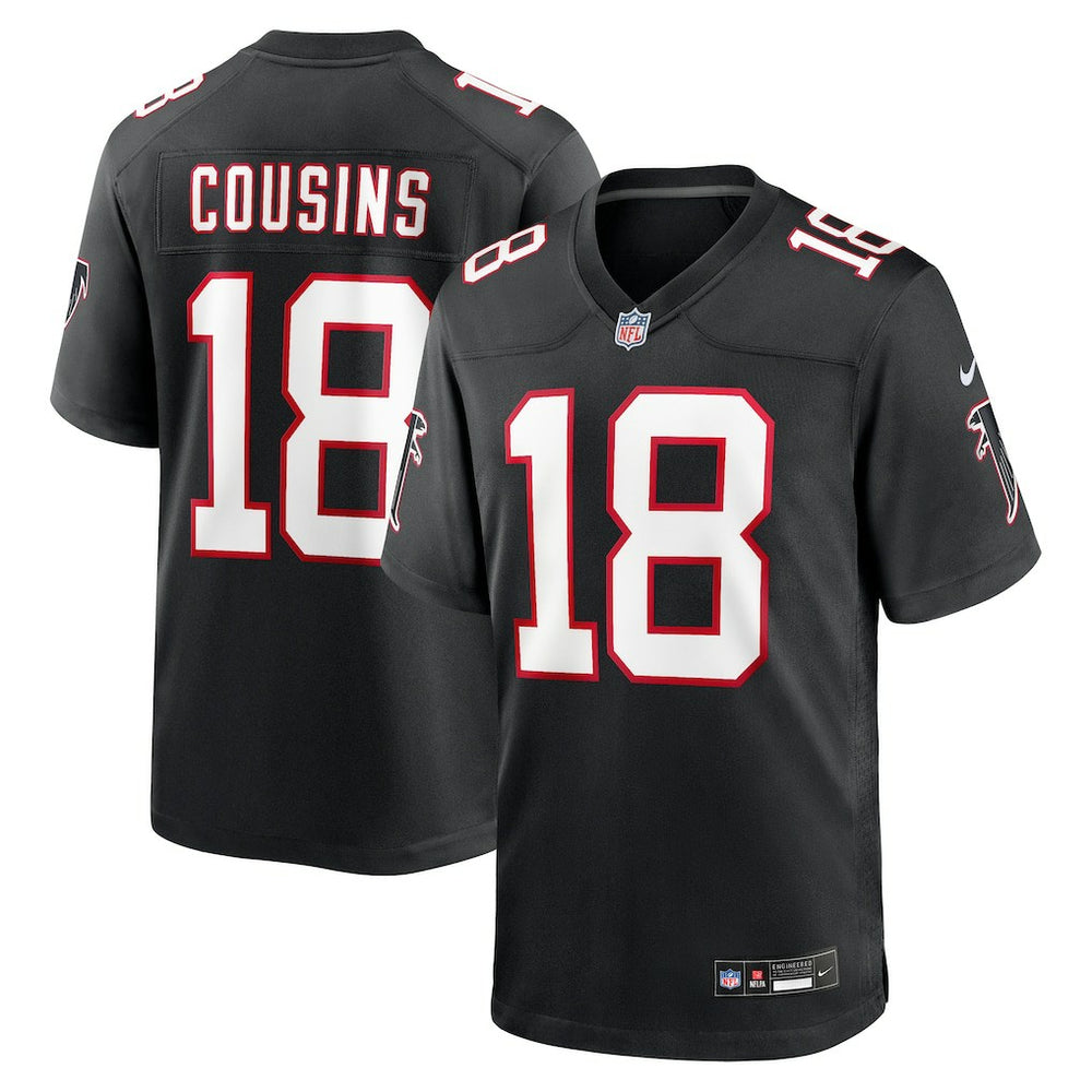 Kirk Cousins Atlanta Falcons Alternate Game Player Jersey Black