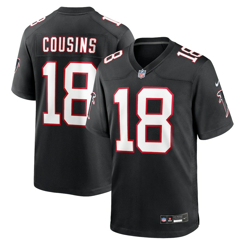 Kirk Cousins Atlanta Falcons Alternate Game Player Jersey Black