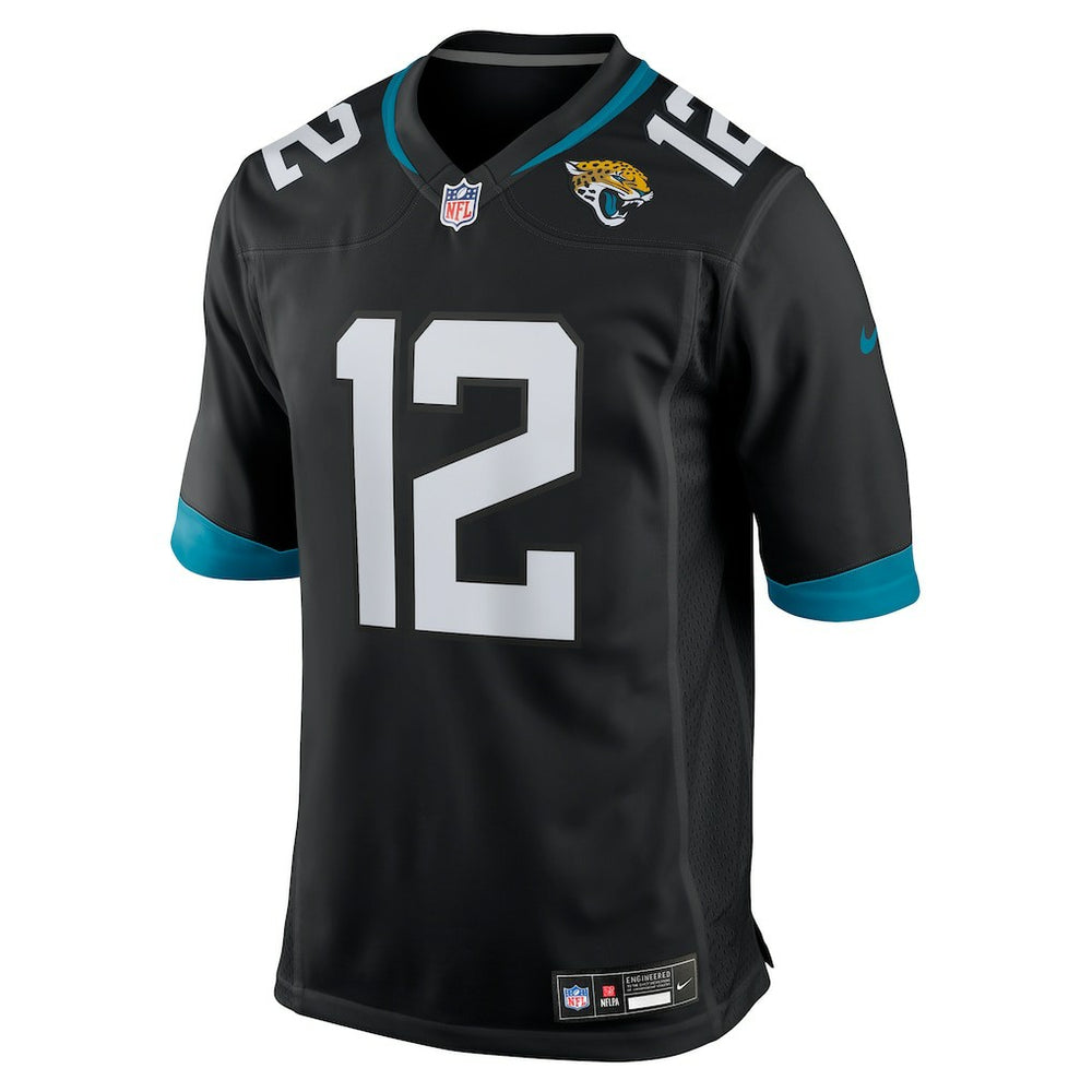 Travis Hunter Jacksonville Jaguars 2025 NFL Draft First Round Pick Alternate Game Player Jersey Black