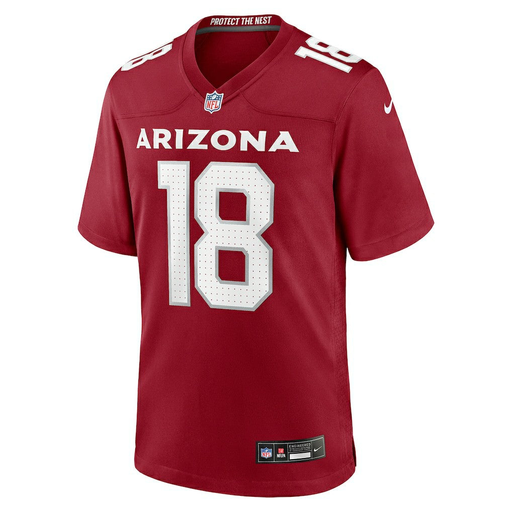 Marvin Harrison Jr. Arizona Cardinals Player Game Jersey Cardinal