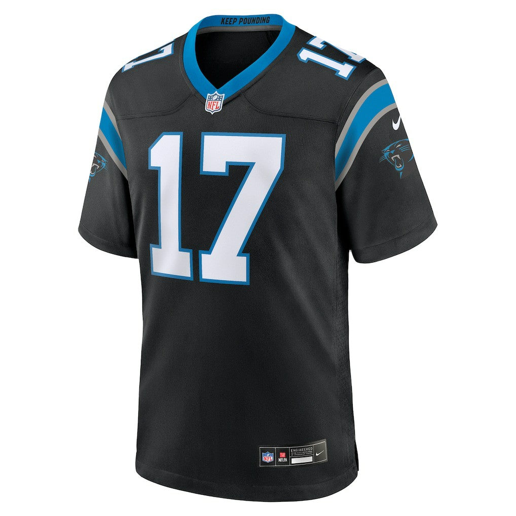 Xavier Legette Carolina Panthers 2024 NFL First Round Pick Game Player Jersey Black
