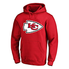 Travis Kelce Kansas City Chiefs Big & Tall Name & Number Fleece Pullover Hoodie Red