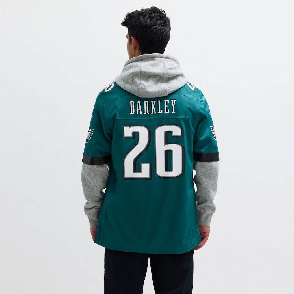 Saquon Barkley Philadelphia Eagles Game Player Jersey Midnight Green