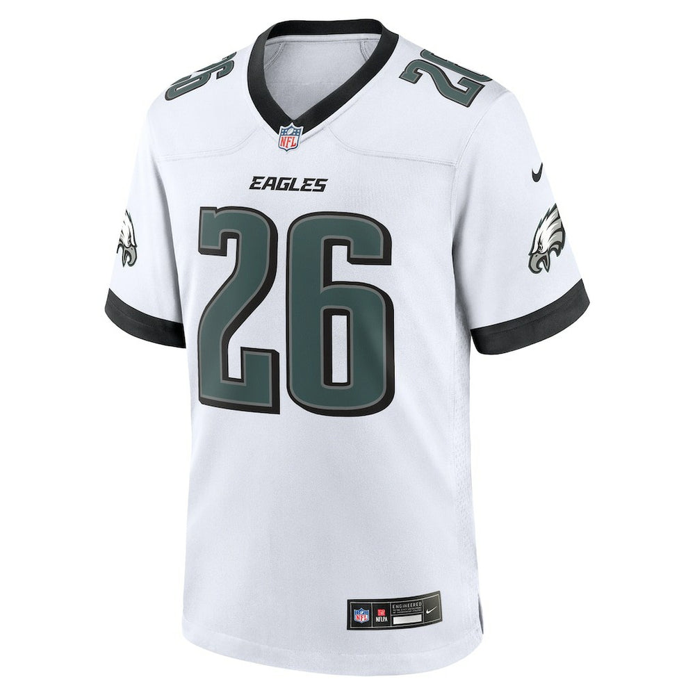 Saquon Barkley Philadelphia Eagles Game Jersey White