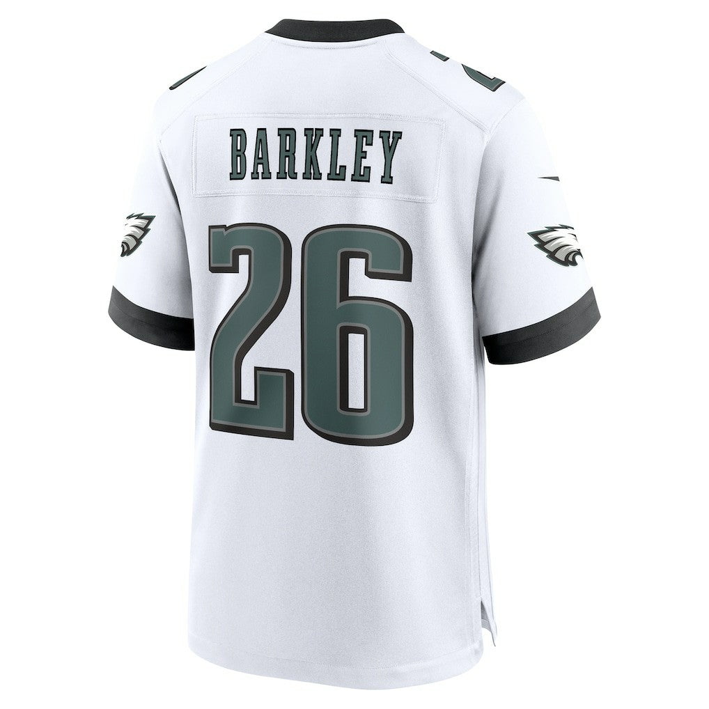 Saquon Barkley Philadelphia Eagles Game Jersey White