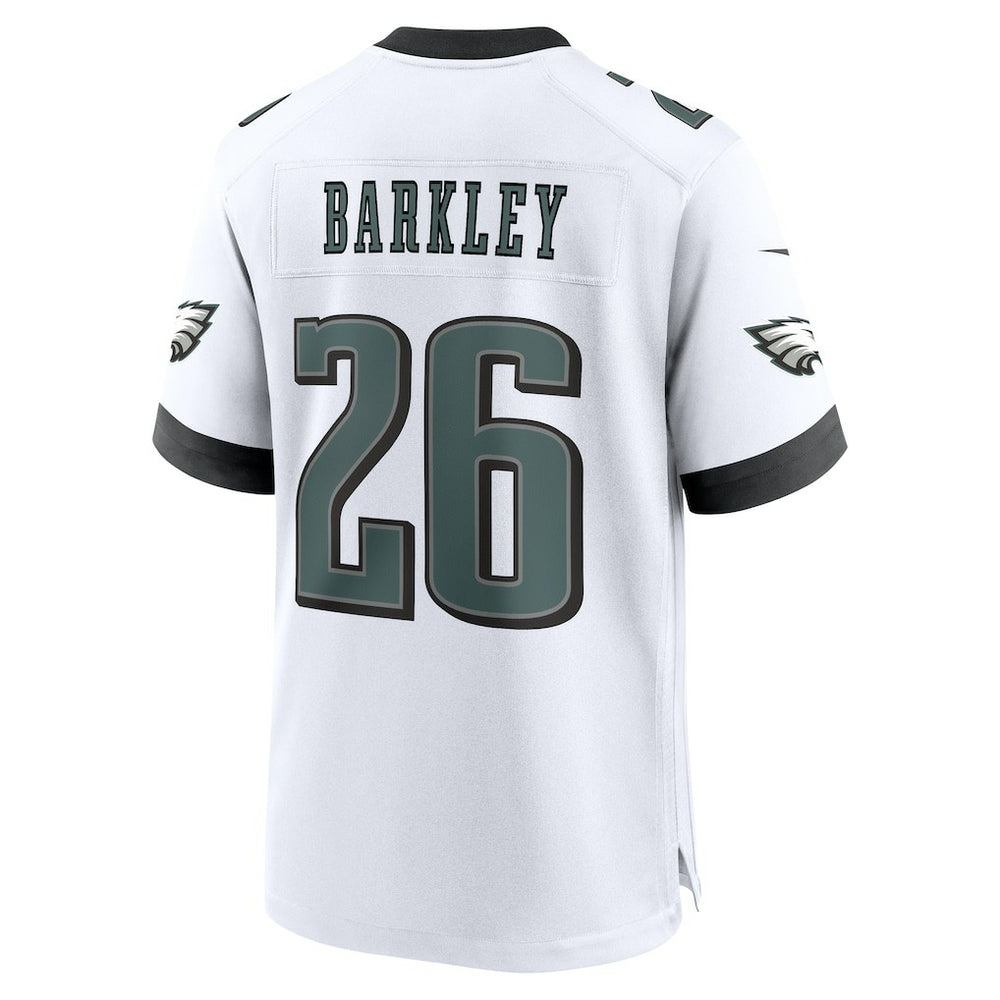 Saquon Barkley Philadelphia Eagles Game Jersey White