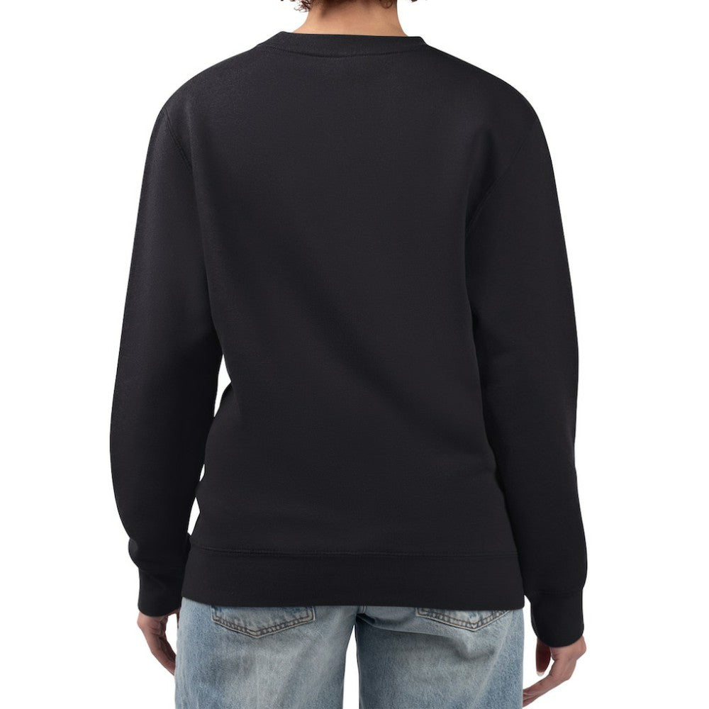 Athletics G-III 4Her by Carl Banks Women's Heart Logo Fleece Pullover Sweatshirt - Black Pullover